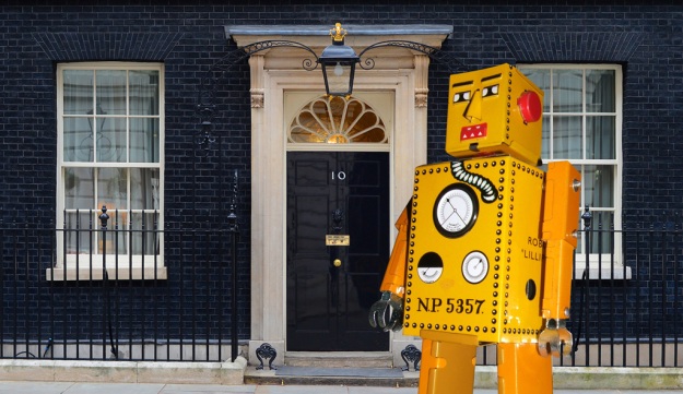Robot at 10 Downing Street